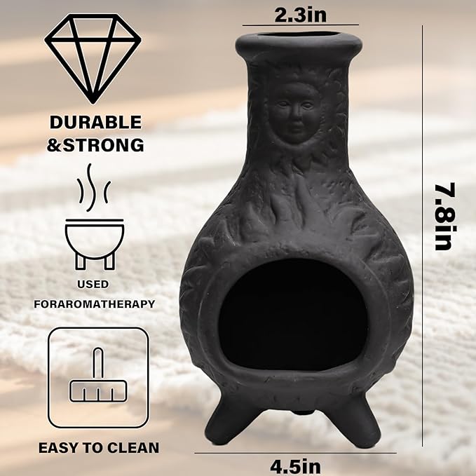 Handmade Palo Santo Holder & Incense Cone Burner-Elegant Sage Smudging Accessory with Capacity for Spiritual Rituals & Energy Cleansing-Thoughtful Gifts for Meditation, Yoga, Aromatherapy - Bloomnest