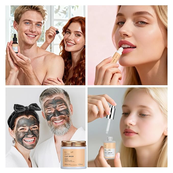 30 pcs Valentines Day Gifts for Women & Men, Hydrating Skin Care Set, Facial Kit at Home, Self Care Pamper Set, Birthday Gift, Spa Gift Baskets, Serum, Face Cream, Bath Bomb, Mothers Day, Christmas