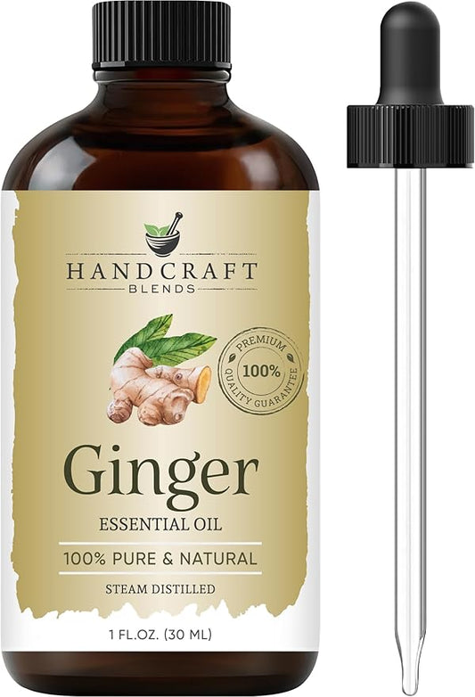 Handcraft Blends Ginger Essential Oil – 1 Fl Oz – 100% Pure and Natural – Premium Grade Essential Oil for Diffuser and Aromatherapy, Skin, Massage, Candle and Soap Making Fragrance - Bloomnest