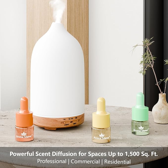 Hotel Fragrance Diffuser Oil | Gift Set | Inspired by Luxury 5-Star Hotels | Aromatherapy Diffuser Oil | Notes of Nile Breeze, My Way, Hotel and More, Total 18 Essential Oils for Home - Bloomnest