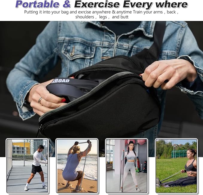 Resistance Band Pull Up Assistance Bands,Set of 5 Resistance Heavy Duty Exercise Stretch Fitness Bands for Stretching Power Lifting Workout Training with Instruction Guide - Bloomnest