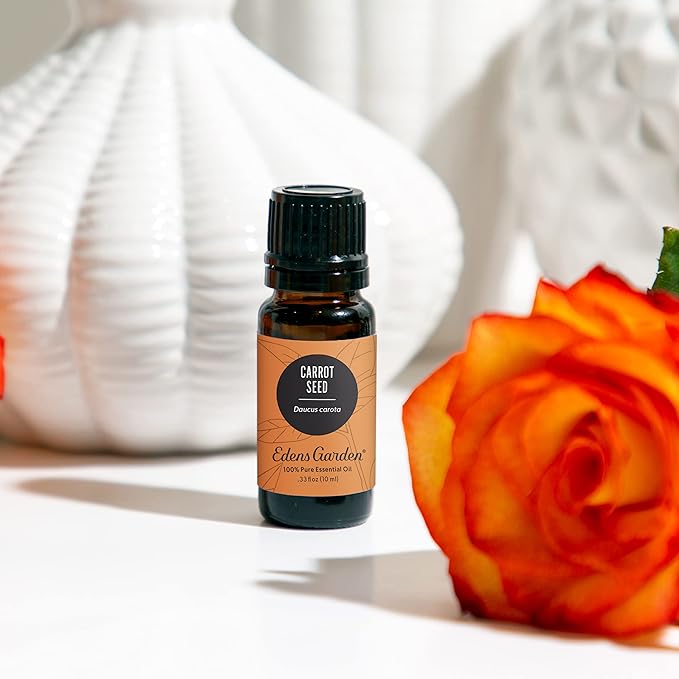 Edens Garden Carrot Seed Essential Oil- 100% Pure Premium Grade, Undiluted, Natural, Therapeutic, Aromatherapy, The Best for Diffuser, Skin, Face, Kid Safe 30 ml (1 fl oz) EdensGarden