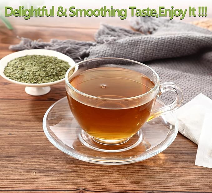 Premium 60 Unsmoked Yerba Mate Tea Bags, Made with 100% Pure Yerba Mate Leaves, No Additives & Caffeine Free. - Bloomnest