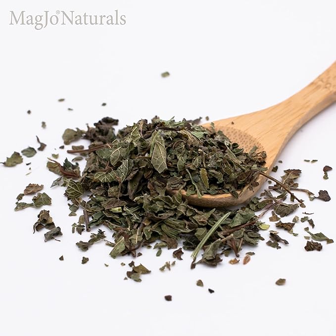 MagJo Naturals Lemon Balm Tea, Bulk Herbal Tea, Loose Leaf Melissa Officinalis, Caffeine Free, Cut and Sifted, 1 pound (16 ounces) (1 pack) - Bloomnest