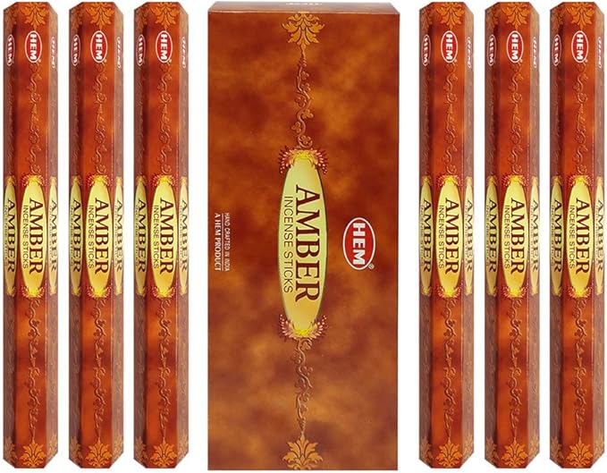 Amber Incense Sticks and Incense Stick Holder Bundle Insence Insense Hem Incense Sticks TRUMIRI
