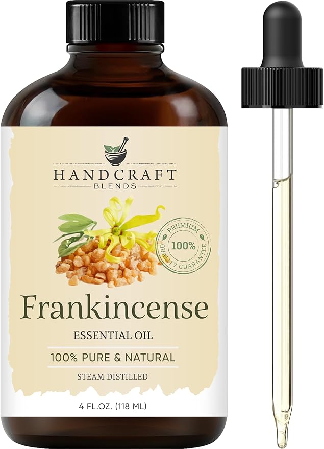 Handcraft Blends Frankincense Essential Oil – Huge 4 Fl Oz – 100% Pure and Natural – Premium Grade Essential Oil for Diffuser and Aromatherapy, Skin, Massage, Candle and Soap Making Fragrance - Bloomnest