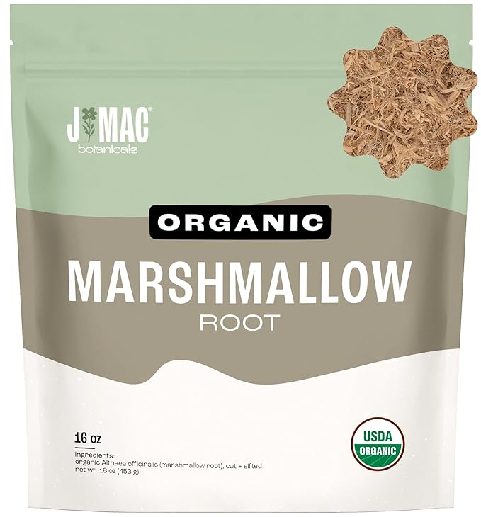 J Mac Botanicals Organic Marshmallow Root Herb Tea - Bloomnest