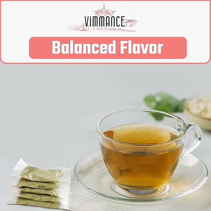 VIMMANCE Guava Leaves Tea Bags, 120 counts, Hojas de Guayaba, Vietnamese Herbal Tee, Hoja de Quava Seca, Tagless, 100% Natural, Decaf, Sugar Free, Balanced Taste, Family Size - Bloomnest
