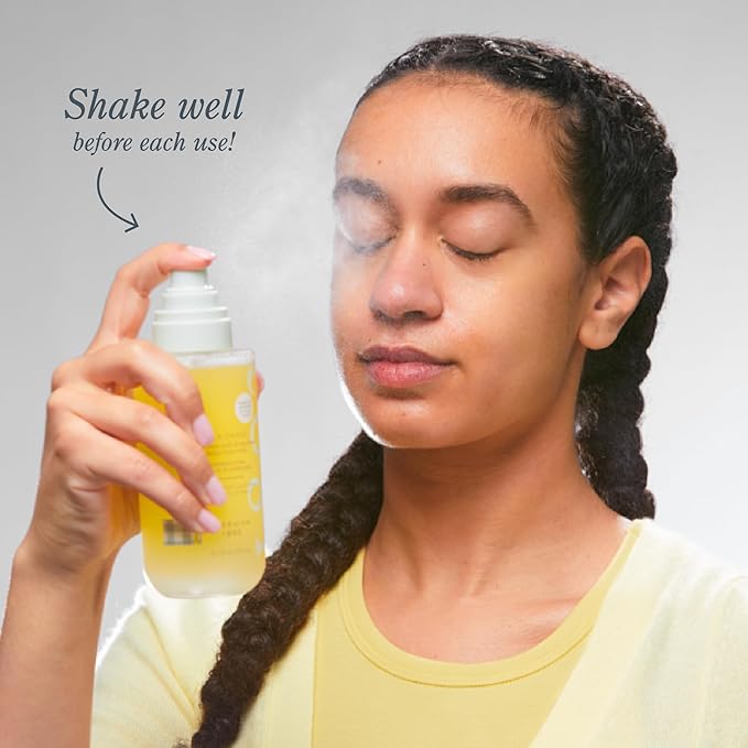 Beekman 1802 Milk Shake Hydrating Face Mist - Hyaluronic Acid & Squalane Facial Mist Minimizes Pores & Gently Moisturizes - Makeup Setting Spray - Fragrance-Free - Bloomnest