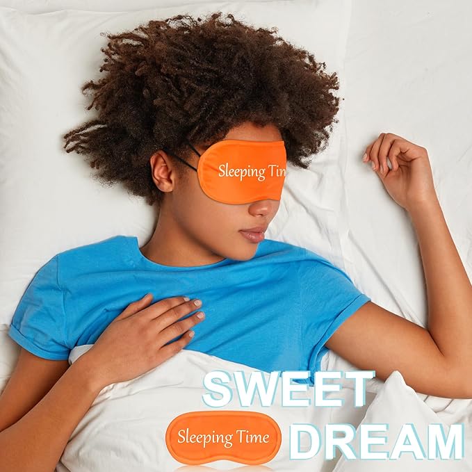Eurzom 20 Pieces Funny Eye Sleeping Mask Bulk with Adjustable Strap Blackout Eye Sleep Mask for Night Blindfold Cover for Women Men(Bright Colors) - Bloomnest