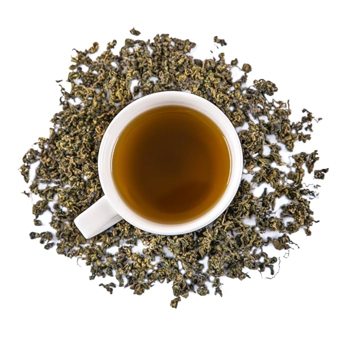 Immortalitea Gynostemma Tea USDA Organic Jiaogulan Loose Leaf Tea | Naturally Sweet Adaptogen | AMPK Metabolic Activator | Caffeine-Free Herbal Tea 3.52 oz - Bloomnest