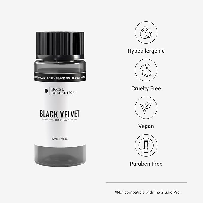 Hotel Collection Diffuser Oil - Black Velvet - Aromatherapy Essential Fragrance Oil - Blonde Woods, Rose, and Black Fig - 50ML 1.7 Fl oz - Bloomnest