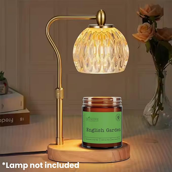 Wickless Candles for Candle Warmer Lamp, Many Scents to Choose, 100% Non-Toxic Soy Wax, Scented Candle Melts for Warming Plate, Handmade in The USA (English Garden) - Bloomnest