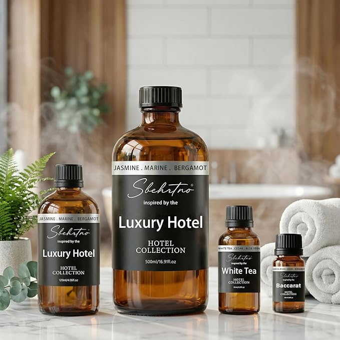 Hotel Collection Diffuser Oil – Inspired by Iconic Five-Star Coastal Hotel Scents – for Essential Oil & Waterless Diffusers (4 Fl Oz (Pack of 1)) - Bloomnest
