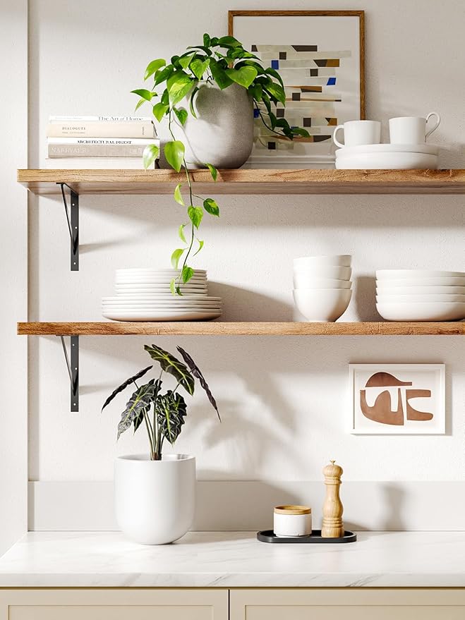 LE TAUCI 6 Inch Plant Pot, Ceramic Pot with Drainage Hole & Rubber Plug, Indoor Planter for Herbs & Small Houseplants, Cylinder Planter for Home Office, White - Bloomnest