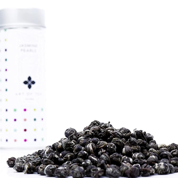 Art of Tea | Jasmine Pearls 3oz (Jasmine Tea) | Artisan Loose Leaf Tea Tin - Bloomnest