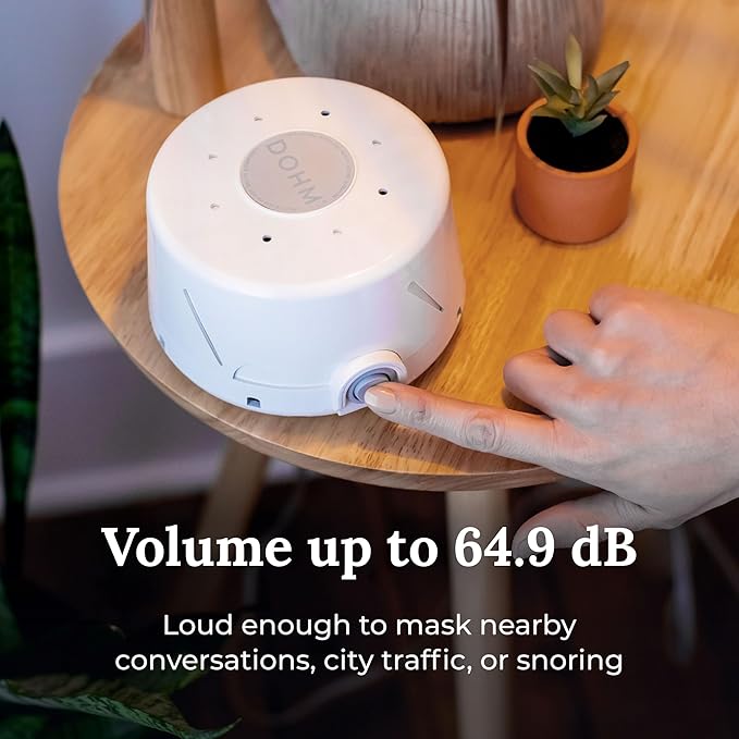 Yogasleep Dohm Classic (3 Pack) The Original White Noise Sound Machine, Soothing Natural Sounds from a Real Fan, Sleep Therapy for Adults & Baby, Noise Cancelling for Office Privacy & Meditation - Bloomnest