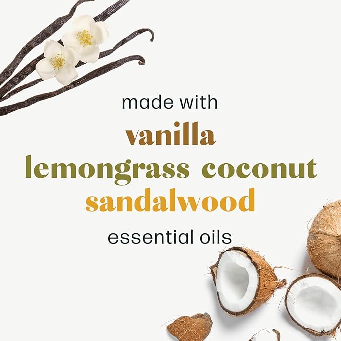 Dew Well - Shower Steamers Fresh Earth Collection - 15 Count Shower Bombs - Aromatherapy in Your Home - Helps Clear Congestion and Boost Mood - (Vanilla, Lemongrass Coconut, Sandalwood) - Bloomnest