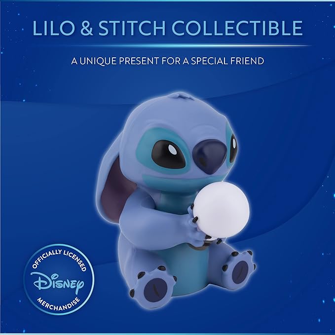 Paladone Stitch Light - Officially Licensed Lilo and Stitch Lamp, Disney Collectible Gift, Bedside Table Bedroom Night Light Decor - Bloomnest