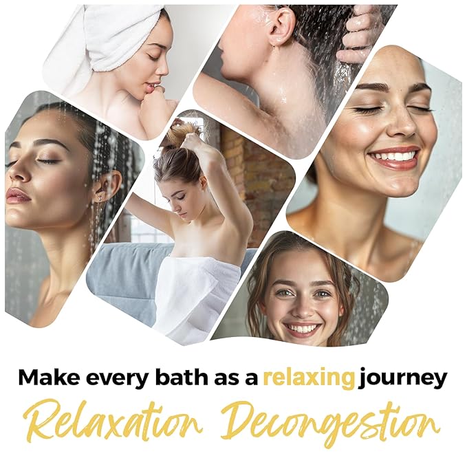 Shower Steamers Aromatherapy Birthday Gifts for Women Travel Essentials, 8 Pcs Lemon, Bath Bombs Shower Bombs with Natural Essential Oils, Relaxation Home SPA - Bloomnest