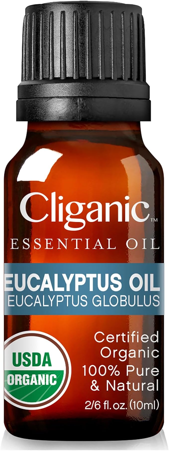 Cliganic USDA Organic Eucalyptus Essential Oil, 100% Pure | Natural Aromatherapy Oil for Diffuser Steam Distilled | Non-GMO Verified (Packaging May Vary) Cliganic