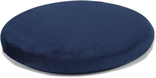 Sigmat 15" Round Seat Cushion, Memory Foam Stool Cushion for Stool Chair Navy - Bloomnest