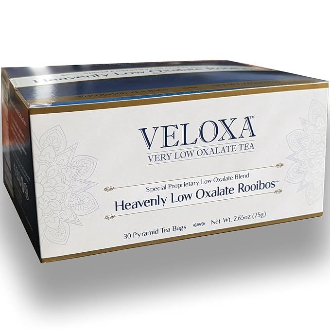 Veloxa™ Very Low Oxalate Tea (30 Pyramid Tea Bags, Heavenly Low Oxalate Rooibos) - Bloomnest