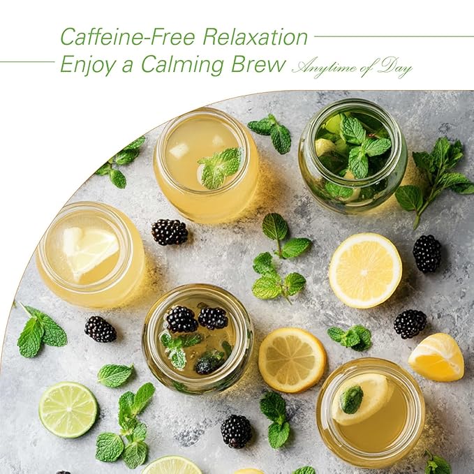 WT WEETEE Lemon Ginger Decaf Green Tea Bags 50 Counts, Made of Decaffeinated Green Tea, Ginger & Natural Lemon Flavor, Clean & Fresh - Bloomnest