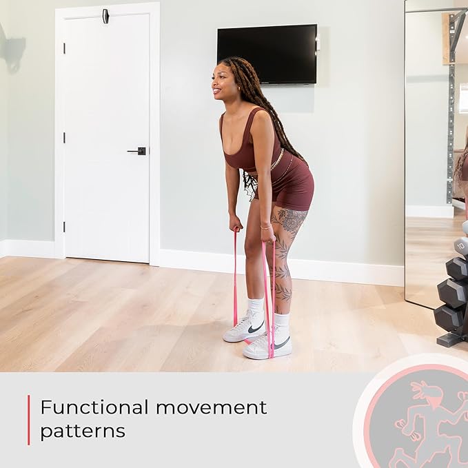 Rubberbanditz Rounded Edge Resistance Band | Compact and Light Weight Exercise Bands | Suitable for All Fitness Levels Users| Travel Friendly Resistance Bands for Working Out - Bloomnest