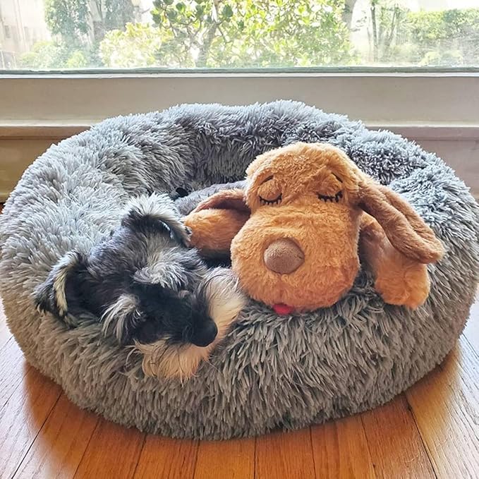 Original Snuggle Puppy Essentials Starter Kit - Heartbeat Puppy for Dogs - Calming Aid with 3 Heat Packs, Puppy Teething Toy, Dog Chew Toy and Dog Blanket - Bloomnest