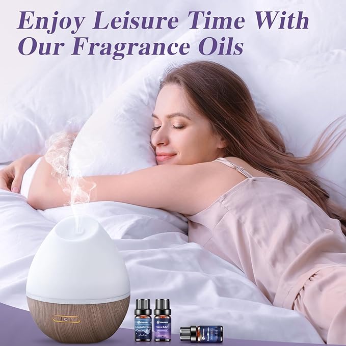 Sleep Essential Oils, Essential Oil Blends for Diffusers for Home (Relax, Stress Relief, Fresh Breathe, Sweet Dreams) Candle Making Scents, Relaxation Gift for Women and Men - Bloomnest