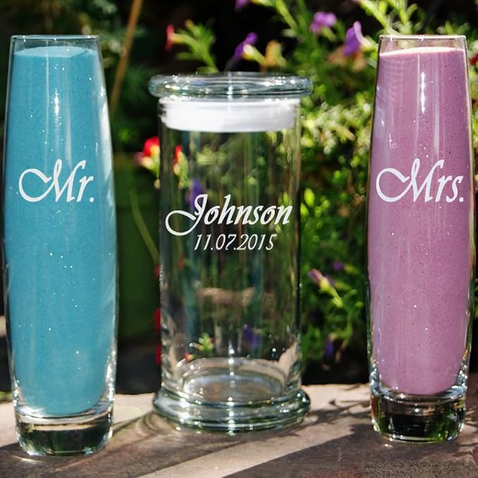 HappyFiller Light Purple Sand Fine Unity Sand with Storage Container for Wedding Ceremony,Art Crafts,Decorative Vase Fillers,Candle Holder,Home Decoration,28 OZ - Bloomnest
