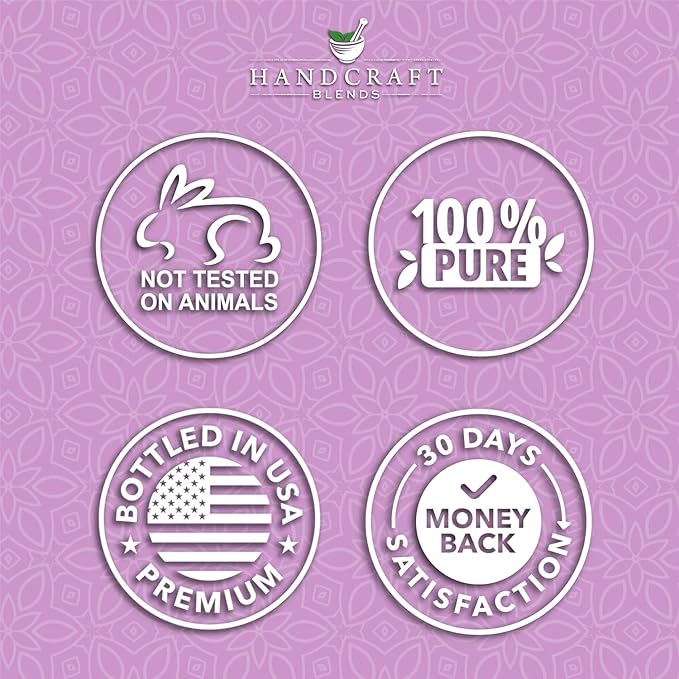 Handcraft Blends Lavender Essential Oil – Huge 4 Fl Oz – 100% Pure and Natural – Premium Grade Essential Oil for Diffuser and Aromatherapy, Skin, Massage, Candle and Soap Making Fragrance - Bloomnest