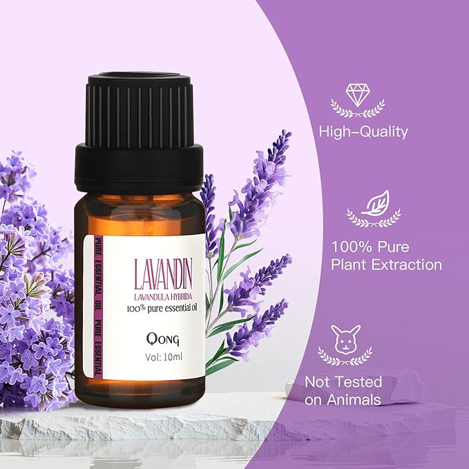 Lavender Essential Oil Blend, Essential Oil, Essential Oils Organic, Used for Sleep, Hair Growth & Scalp Care, Essential Oils for Diffusers for Home 10ML - Bloomnest