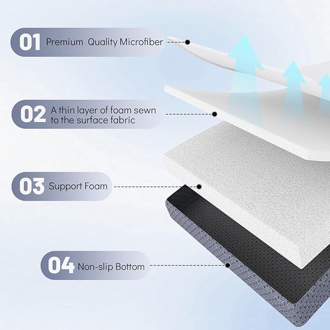 Japanese Floor Mattress Full, Anti-Slip Japanese Futon Foldable Tatami Mat for Guests, Grey - Bloomnest
