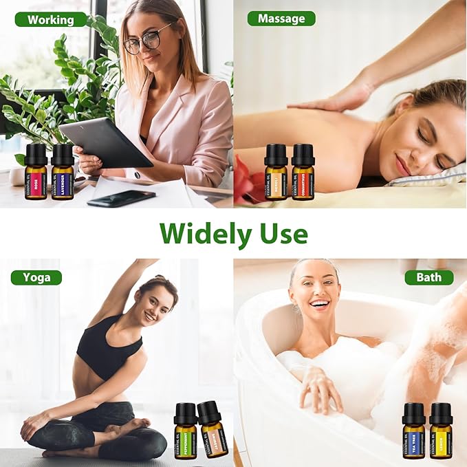 Essential Oils Set - Perfect for Massage,Diffuser, Humidifier, Massage, DIY Candle and Soap Making（36x5 ML） - Bloomnest