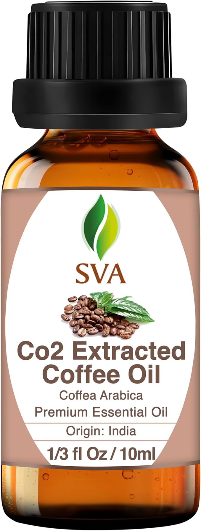 SVA Coffee Essential Oil – 1/3 Fl Oz – 100% Natural Coffee Oil - for Diffuser, Hair Care, Face, Skin Care, Aromatherapy, Scalp and Body Massage, Soap and Candle Making - Bloomnest