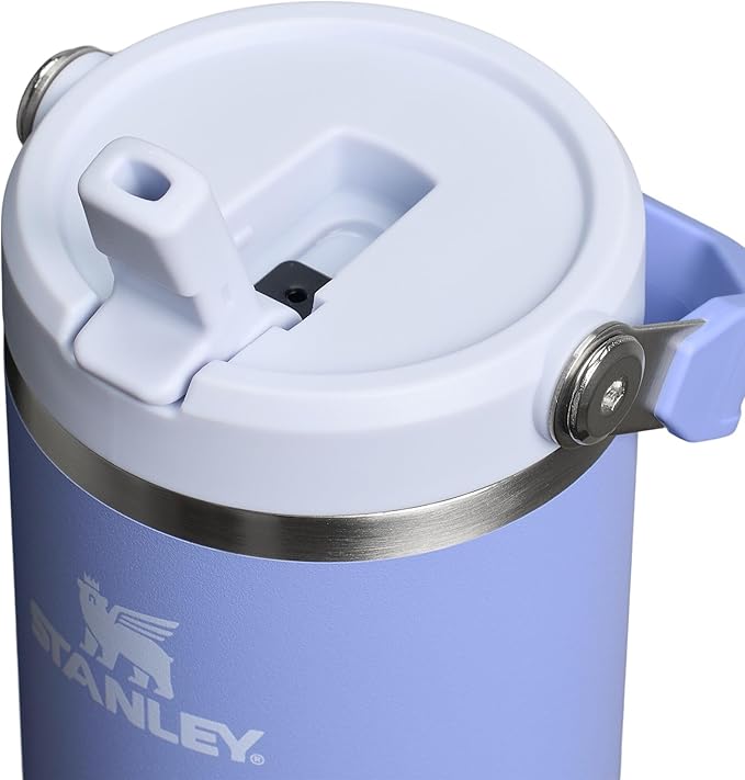 STANLEY IceFlow 2.0 Flip Straw Tumbler with Handle 30 oz | Twist On Lid and Flip Up Straw | Leak Resistant Water Bottle | Insulated Stainless Steel | BPA-Free | Hydrangea - Bloomnest
