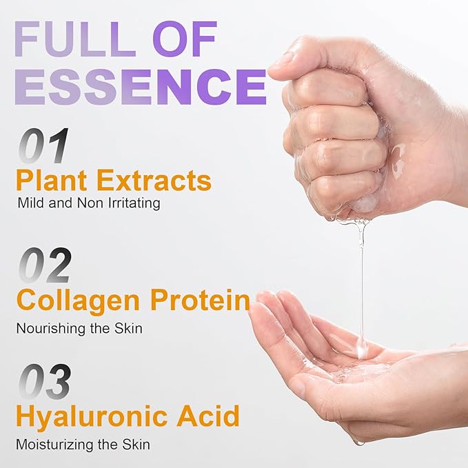 VESPRO 144 Pack Collagen Essence Sheet Facial Masks, Bulk Sheet Masks for Face, Hydrating Facial Masks for All Skin Types, Moisturizing and Soothing, Natural Skincare Spa Face Mask - Bloomnest