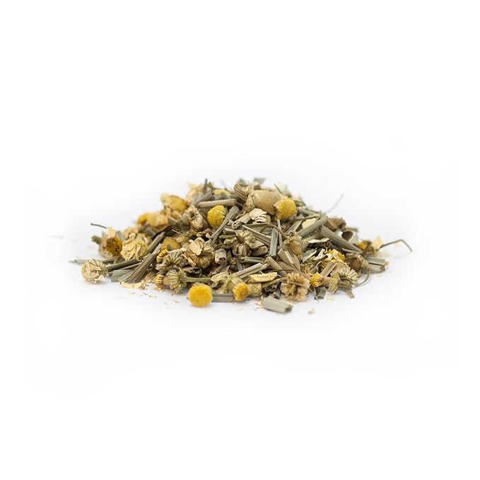 JusTea CHAMOMILE DREAM | Loose Leaf Herbal Tea | Recyclable Refill Pouch | 160+ Cups (6.3oz) | Caffeine Free | Award-Winning | Fair Trade | Non-GMO - Bloomnest