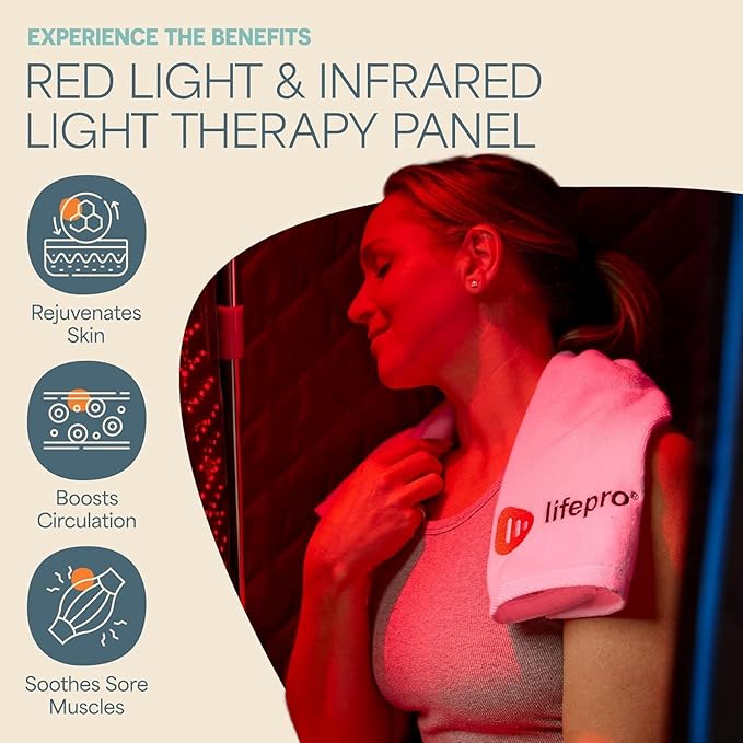LifePro Revivify Deluxe Sauna with Red Light Therapy – Full Body Steam Room with 2.6L Steamer, Adjustable Heat Levels & Essential Oils – Easy-to-Use Portable Infrared Sauna for Home Lifepro