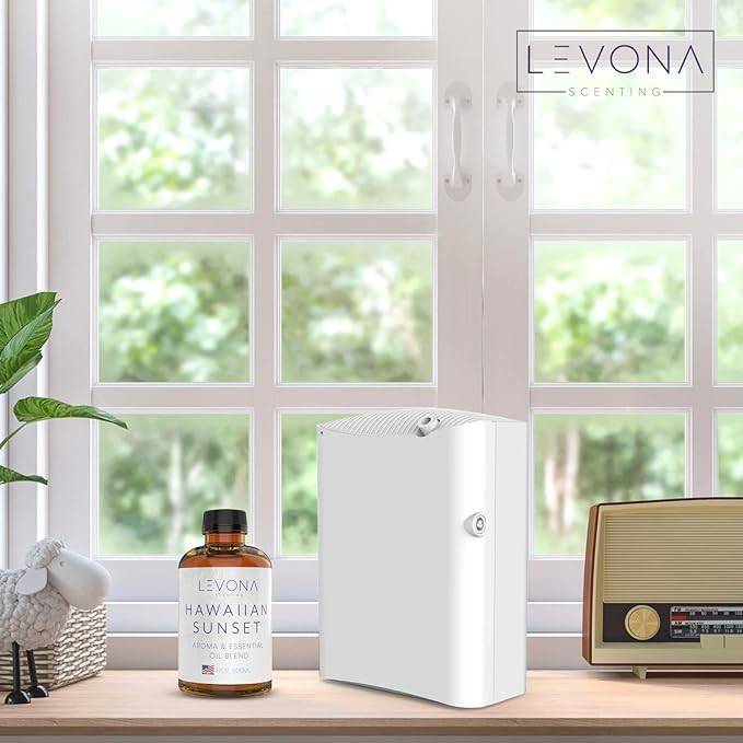 Levona Scent Essential Oils For Diffusers For Home Luxury Scents - Hawaiian Sunset Aroma Oil - Fragrance Oil With Mandarin Citrus + Dash Of Peppermint Essential Oil - 500Ml Oil Diffuser Essential Oils LEVONASCENT