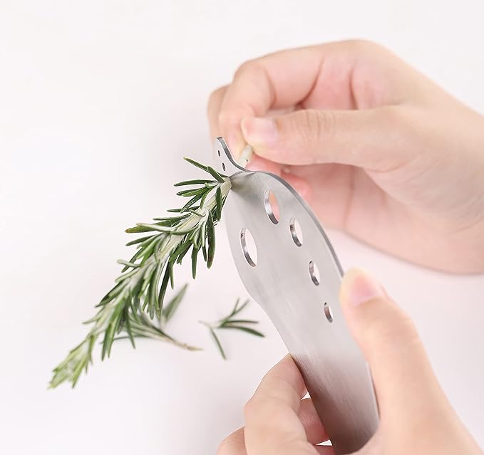 Herb Stripper - Versatile Leaf Remover for Kale, Chard, Collard Greens | Premium Herb Leaf Stripper | LooseLeaf Tool for Quick Stem Removal from Leafy Greens and Herbs - Bloomnest