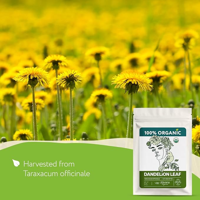 Super Value Pack 5 LB - Organic Dandelion Leaf – Loose Dried Leaves – Edible Grade for Tea, Tinctures & Herbal Use - Bloomnest