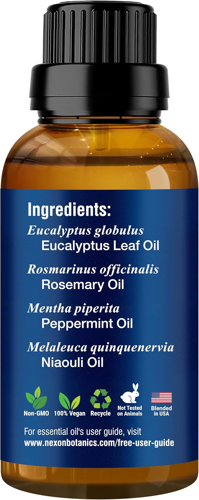 Breathe Essential Oil Blend 30 ml - Breath Sinus Relief with Menthol Oils - for Humidifiers, Diffusers, and Aromatherapy - Nexon Botanics (Pack of 2) NexonBotanics