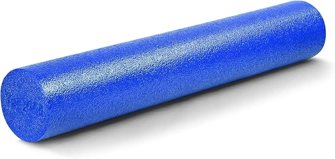 Yes4All Medium Firm Round PE Foam Roller 12, 18, 24, 36 Inches for Pilates, Yoga, Stretching, Balance & Core Exercises - Bloomnest