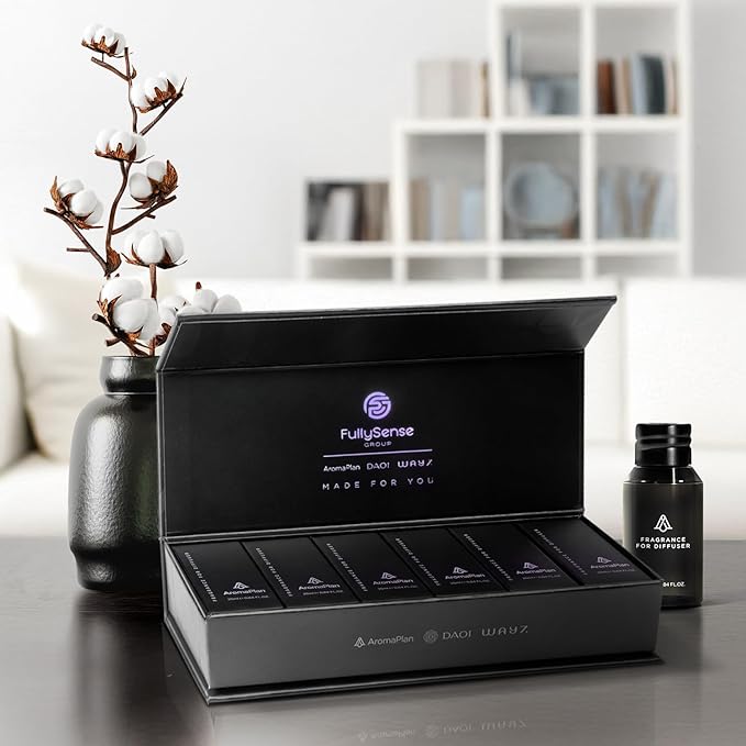 AromaPlan Home Luxury Scents, Hotel Premium Collection Set- 5 Star Hotel Collection- Natural, Non-Toxic Cold Air Diffuser Oil - Gift Ready, Diffuser Oils Scent (6 Pack/ 0.85 fl.oz (25 ml) - Bloomnest