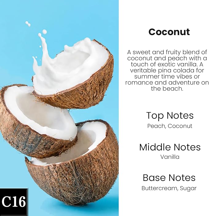 C Classy Car Air Freshener Hanging 2 Pack, Coconut Essential Oil Diffuser for Cars, Long-Lasting Fragrance, Cute Car Accessories, C ar air Fresheners for Women & Men Gift, Made in USA - Bloomnest