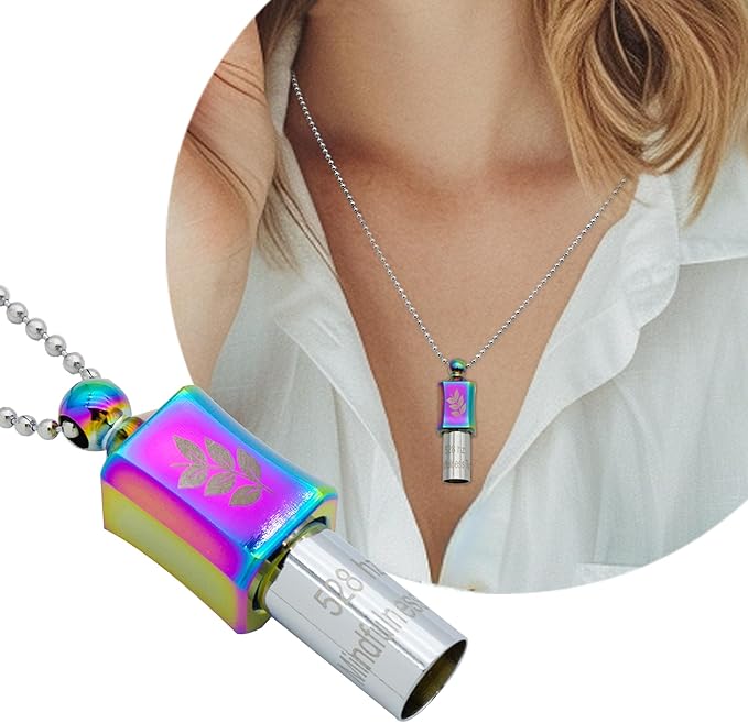 528 hz Meditation Necklace Breathing Necklace Frequency Sound Healing Devices Calm Mindfulness Tool 528 hz Whistle Relaxation,Stress Reduction and Concentration by Adjusting The Breathing MIKUHOT