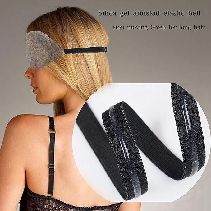 3D Eye mask for Sleeping,Machine Washable, Sleep Mask for Women, Blinder Blindfold Airplane(Black+red) - Bloomnest
